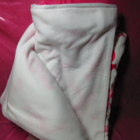 Cancer Awareness Ribbons 88" x 58" Fleece Blanket - Picture 2 of 3